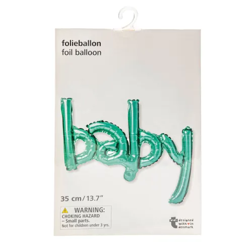 FLYING TIGER Verde modelo Globo Metálico Baby 35cm P/Baby Shower 3014521 verdes 2026010913003779584  