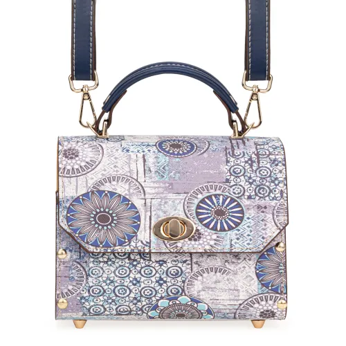 Cartera Limoni Casual  Auri color azul | Platanitos