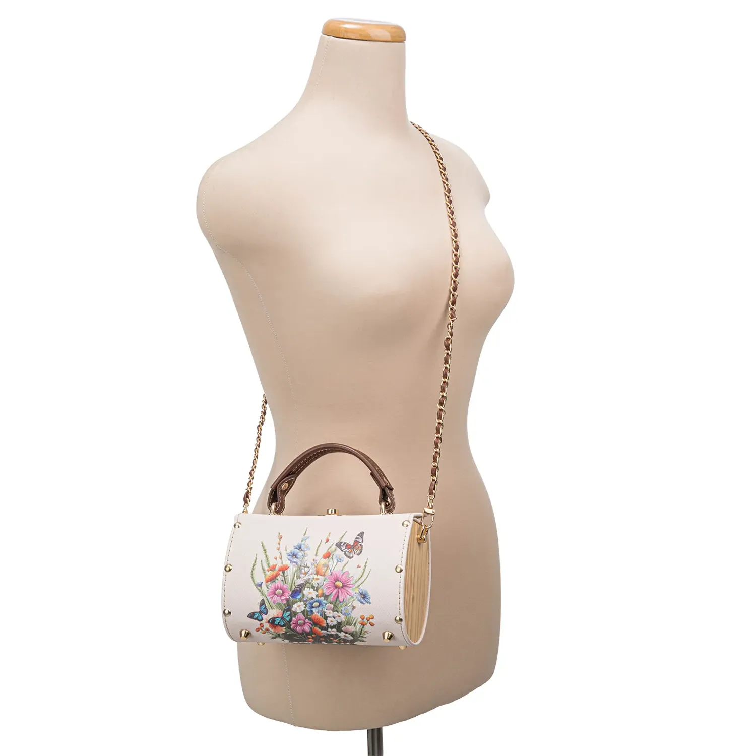 Cartera Limoni Casual  Dara color beige oscuro | Platanitos