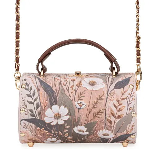 Cartera Limoni Casual  Rossie color beige | Platanitos