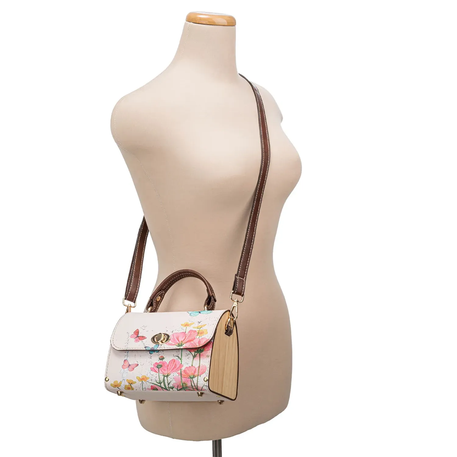 LIMONI Cartera Limoni Casual Kaelia color beige oscuro | Platanitos