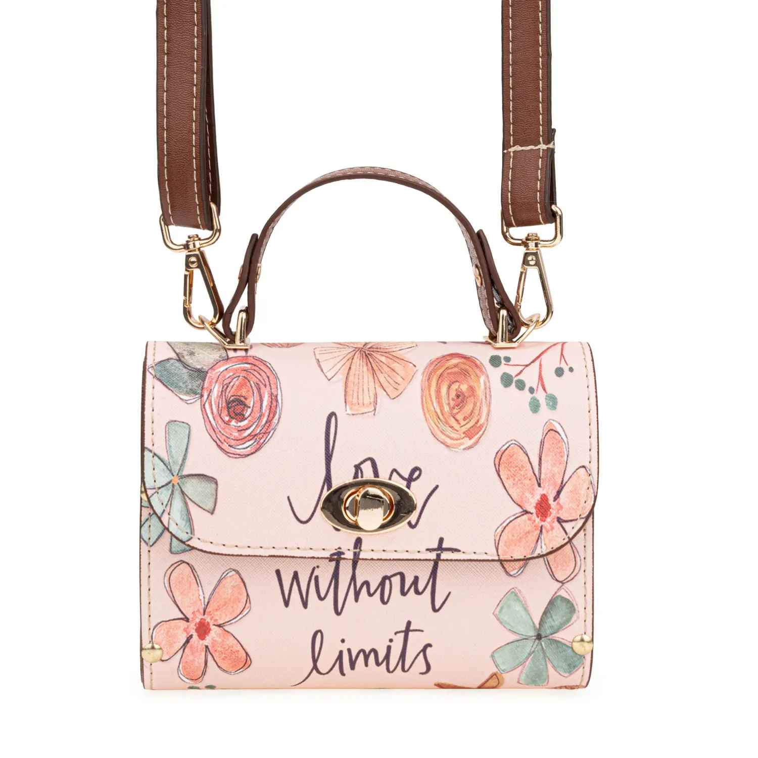 Cartera Limoni Casual  Sydney color rosado | Platanitos