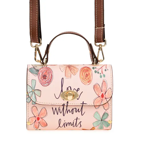 Cartera Limoni Casual  Sydney color rosado | Platanitos