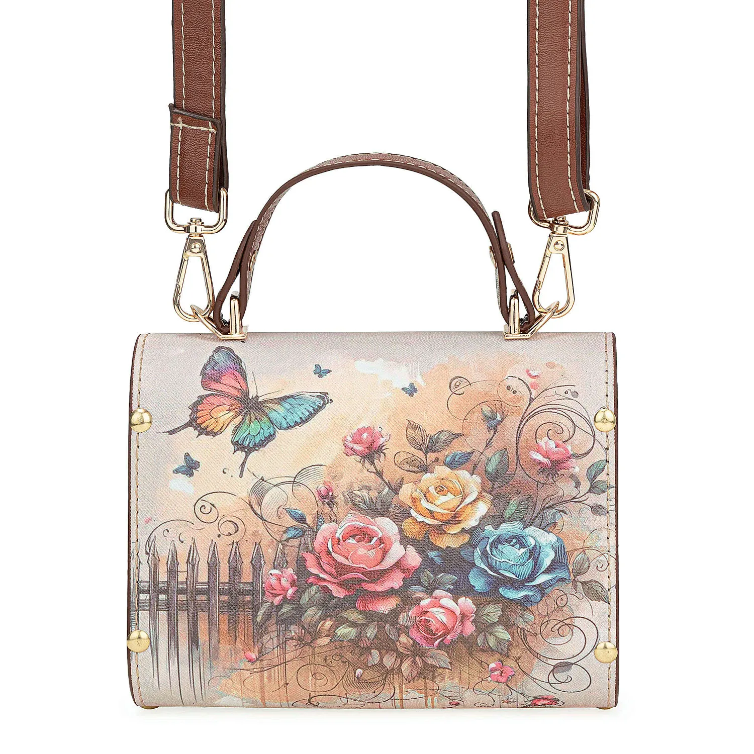 Cartera Limoni Casual  Florence color beige oscuro | Platanitos