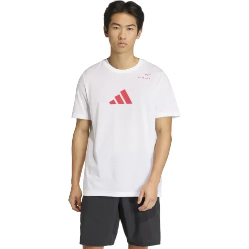 adidas Blanco de Hombre modelo Polo Padel Hombre M Padel Cat G T Climacool blancos blanca blancas rojos rojas roja hombre 2026011304291870917  