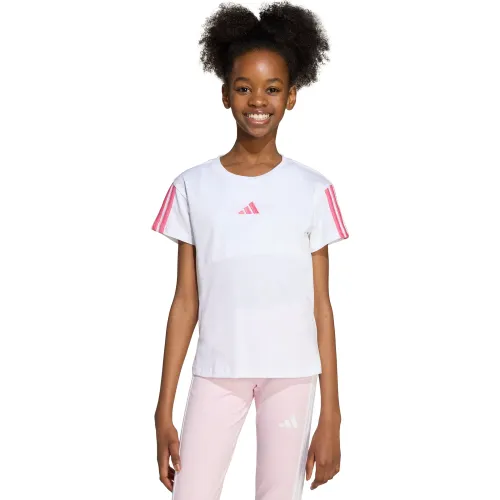 adidas Blanco de Niña modelo Polo Deportivo Jovencita Jg 3s Tee 160 blancos blanca blancas rojos rojas roja niña 2026011304350910798  