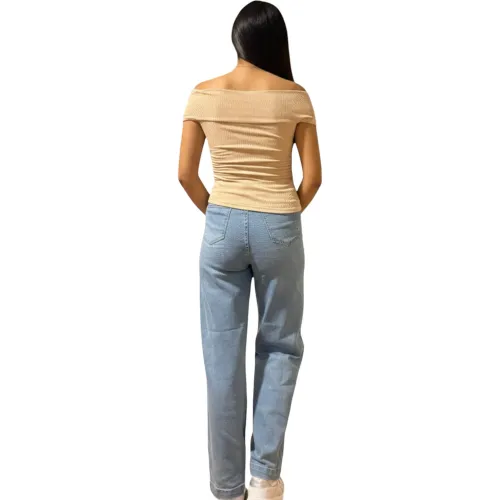 ANGELS Blusa Hombros Cruzados Mujer 007b