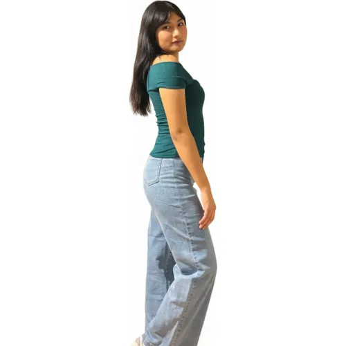 ANGELS Blusa Hombros Cruzados Mujer 007b