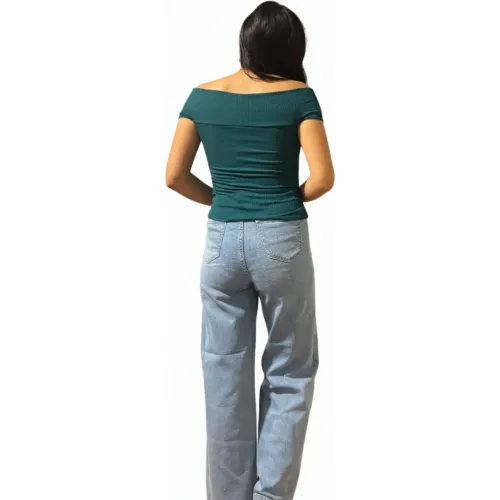 ANGELS Blusa Hombros Cruzados Mujer 007b