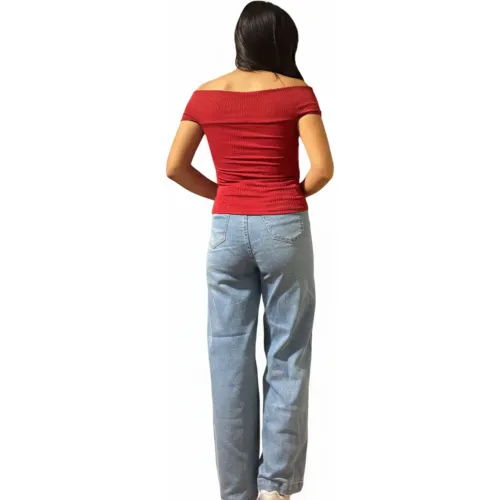 ANGELS Blusa Hombros Cruzados Mujer 007b