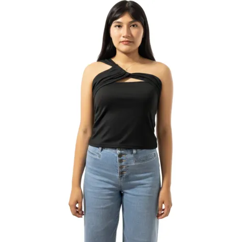 ANGELS Negro de Mujer modelo Blusa Tiras Cruzadas Mujer 009b negros mujer 2026011314564522873  