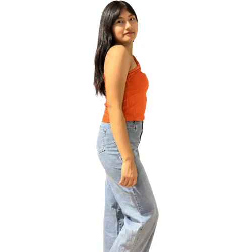 ANGELS Blusa Tiras Cruzadas Mujer 009b