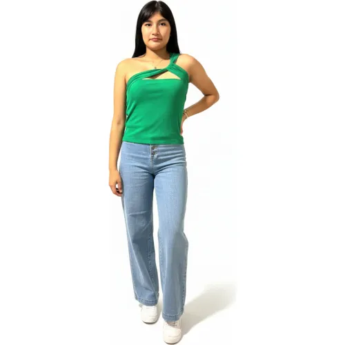 ANGELS Verde de Mujer modelo Blusa Tiras Cruzadas Mujer 009b verdes mujer 2026011314564522885  