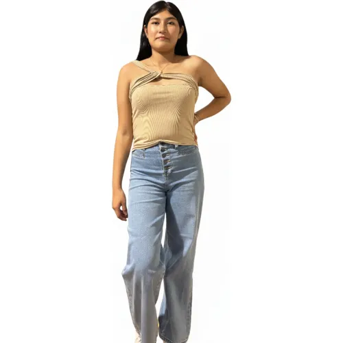 ANGELS Beige de Mujer modelo Blusa Tiras Cruzadas Mujer 009b beiges mujer 2026011314564522888  