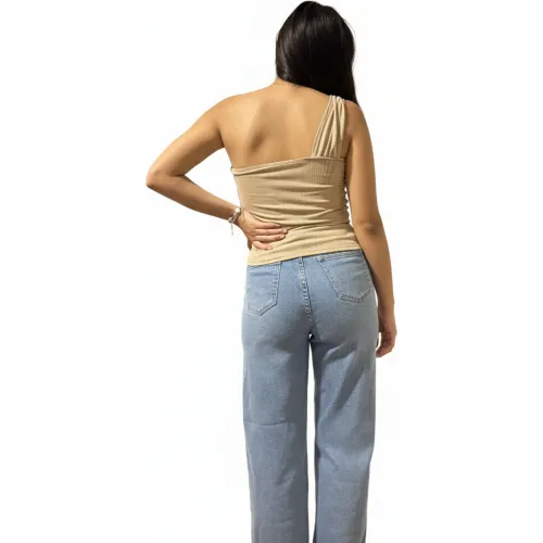 ANGELS Blusa Tiras Cruzadas Mujer 009b