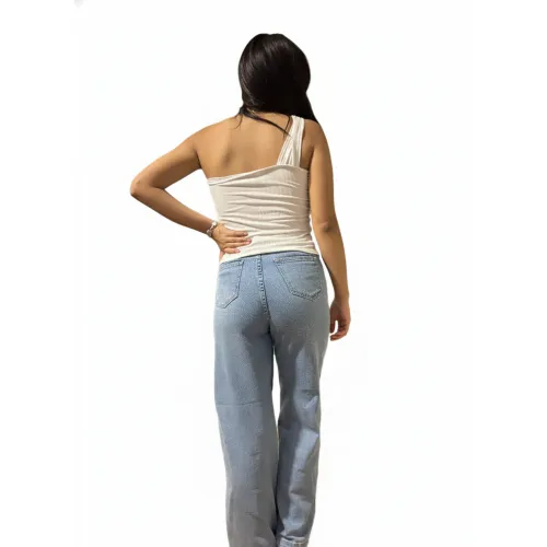 ANGELS Blusa Tiras Cruzadas Mujer 009b