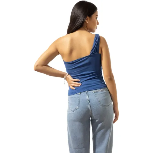 ANGELS Blusa Tiras Cruzadas Mujer 009b