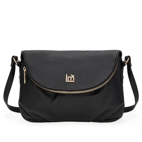Cartera Limoni Casual Dama Amaranta color negro | Platanitos