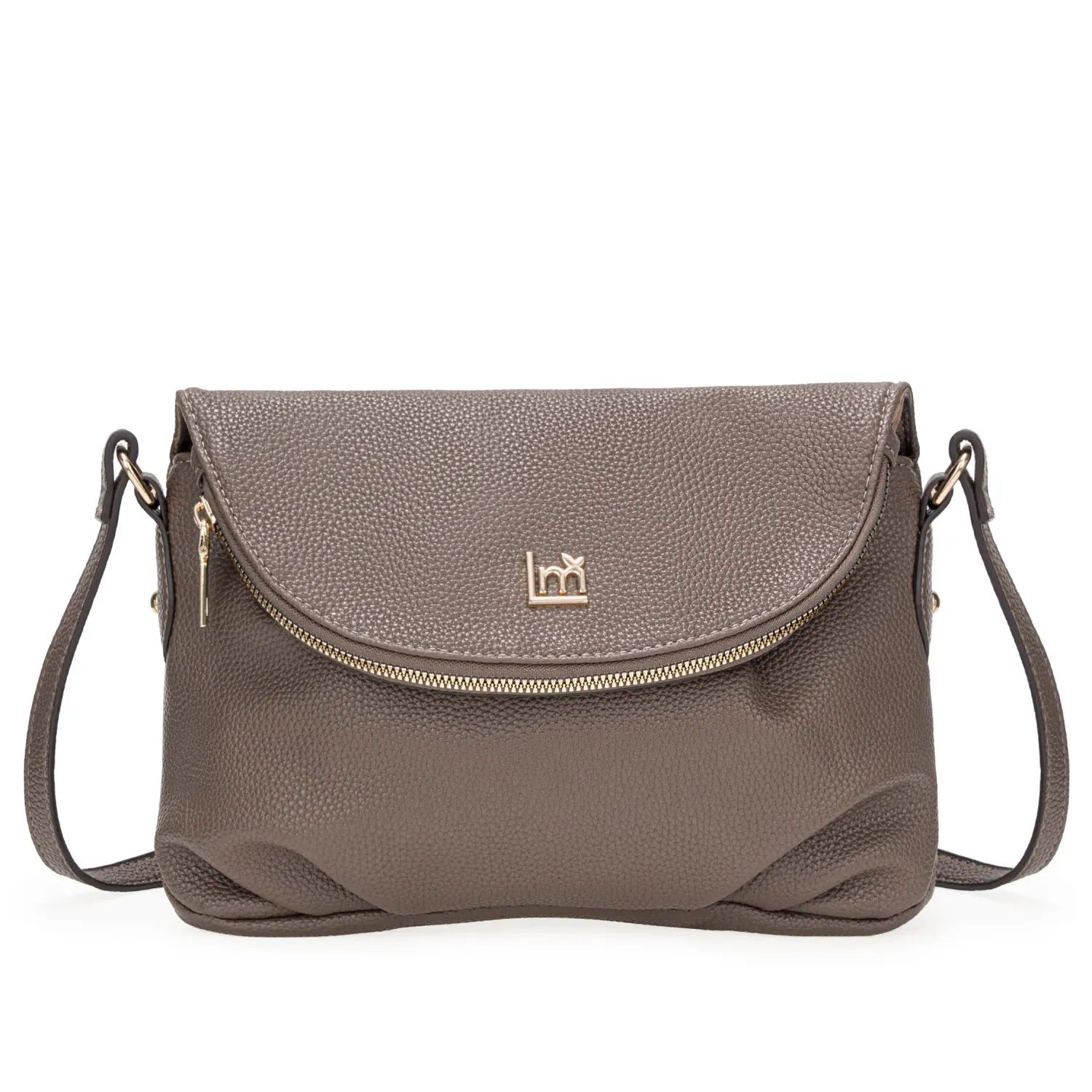 Cartera Limoni Casual Dama Amaranta color topo | Platanitos