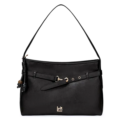 Cartera Limoni Casual Dama Bonnie color negro | Platanitos