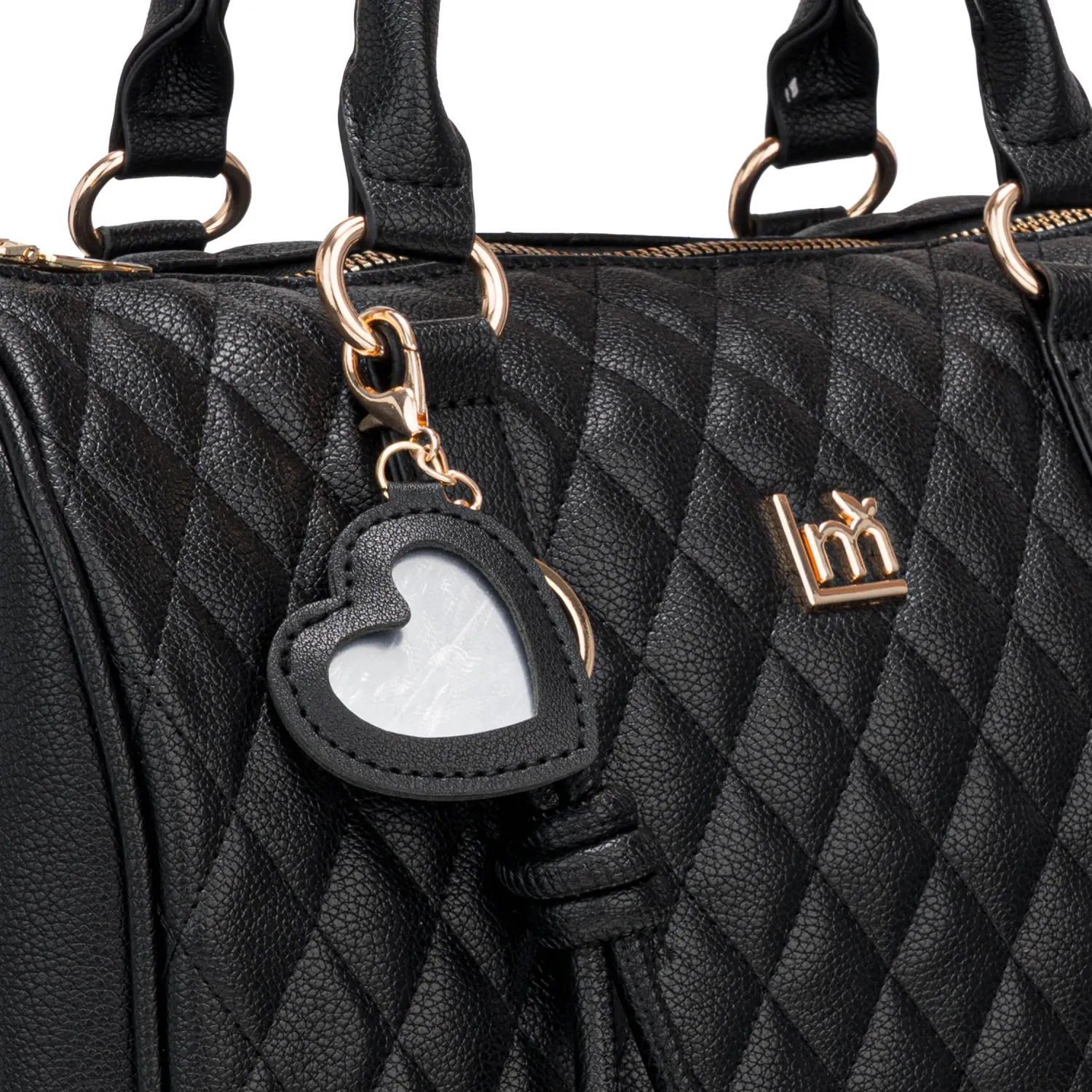 Cartera Limoni Casual Dama Monaco color negro | Platanitos