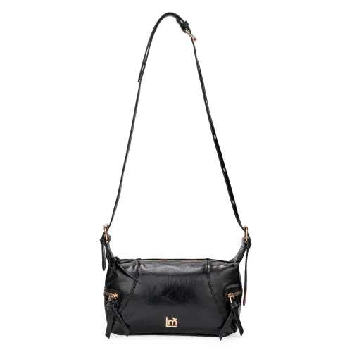 Cartera Limoni Casual Dama Paris color negro | Platanitos