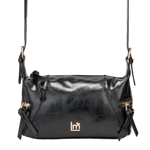 Cartera Limoni Casual Dama Paris color negro | Platanitos