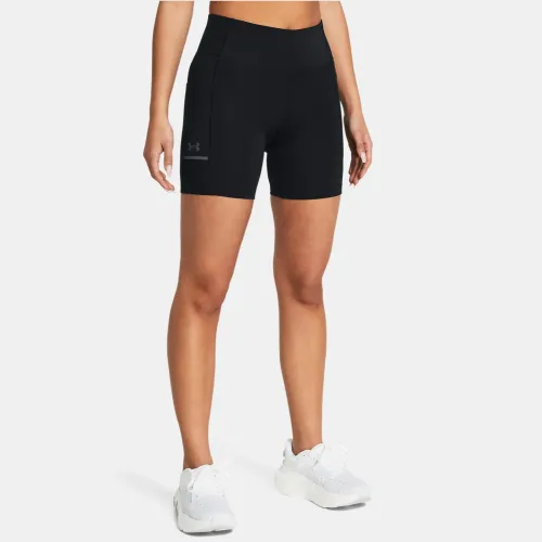 Mujer Under Armour Negro Short Biker Running Mujer Launch Half Tight