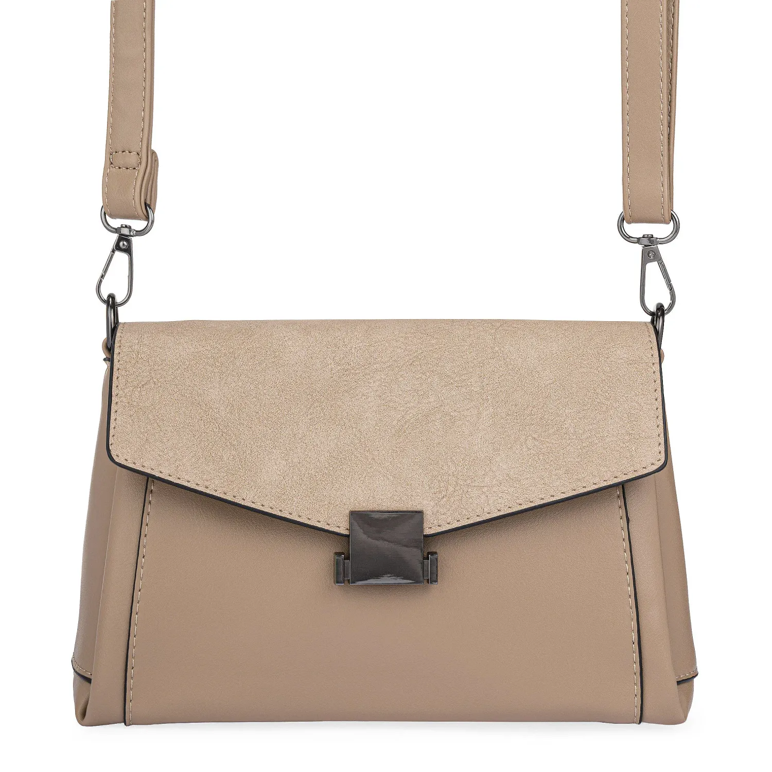 Cartera Limoni De Vestir Dama Lily color beige oscuro | Platanitos