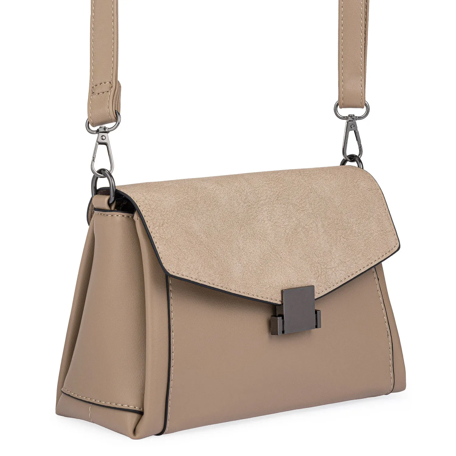 Cartera Limoni De Vestir Dama Lily color beige oscuro | Platanitos