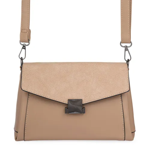 Cartera Limoni De Vestir Dama Lily color beige | Platanitos