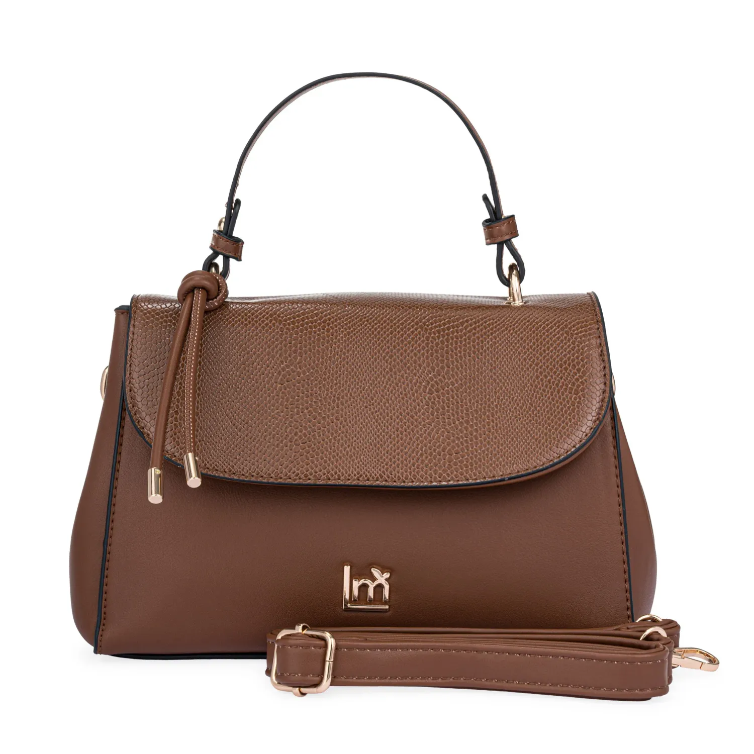 Cartera Limoni De Vestir Dama Gigi color marron | Platanitos