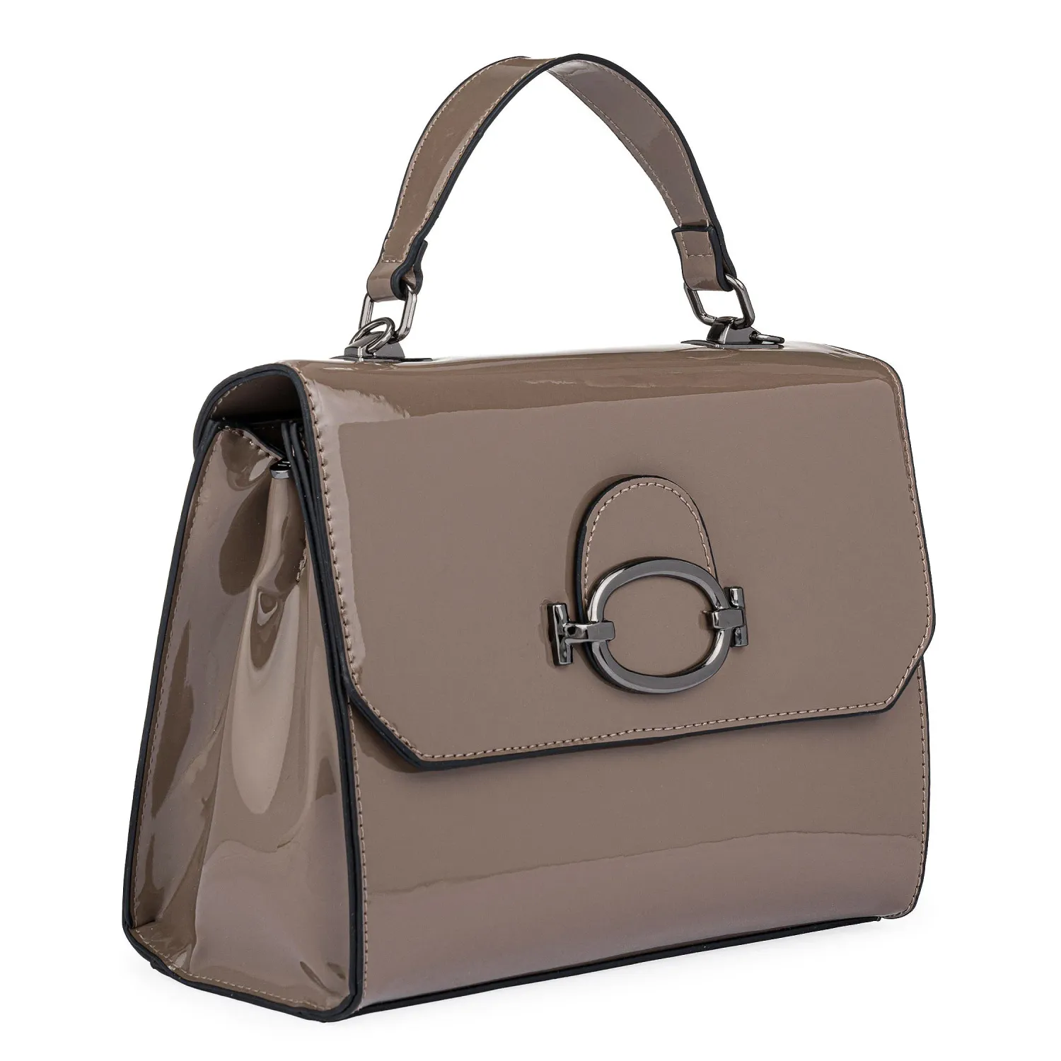 Cartera Limoni De Vestir Dama Arabella color topo | Platanitos