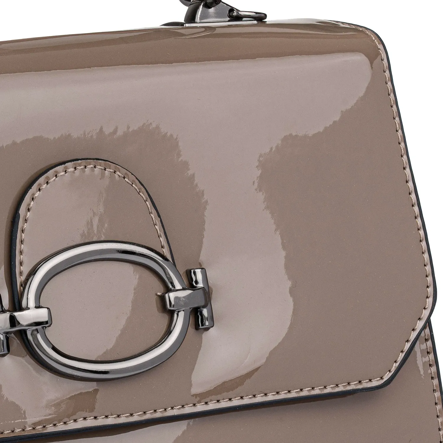 Cartera Limoni De Vestir Dama Arabella color topo | Platanitos