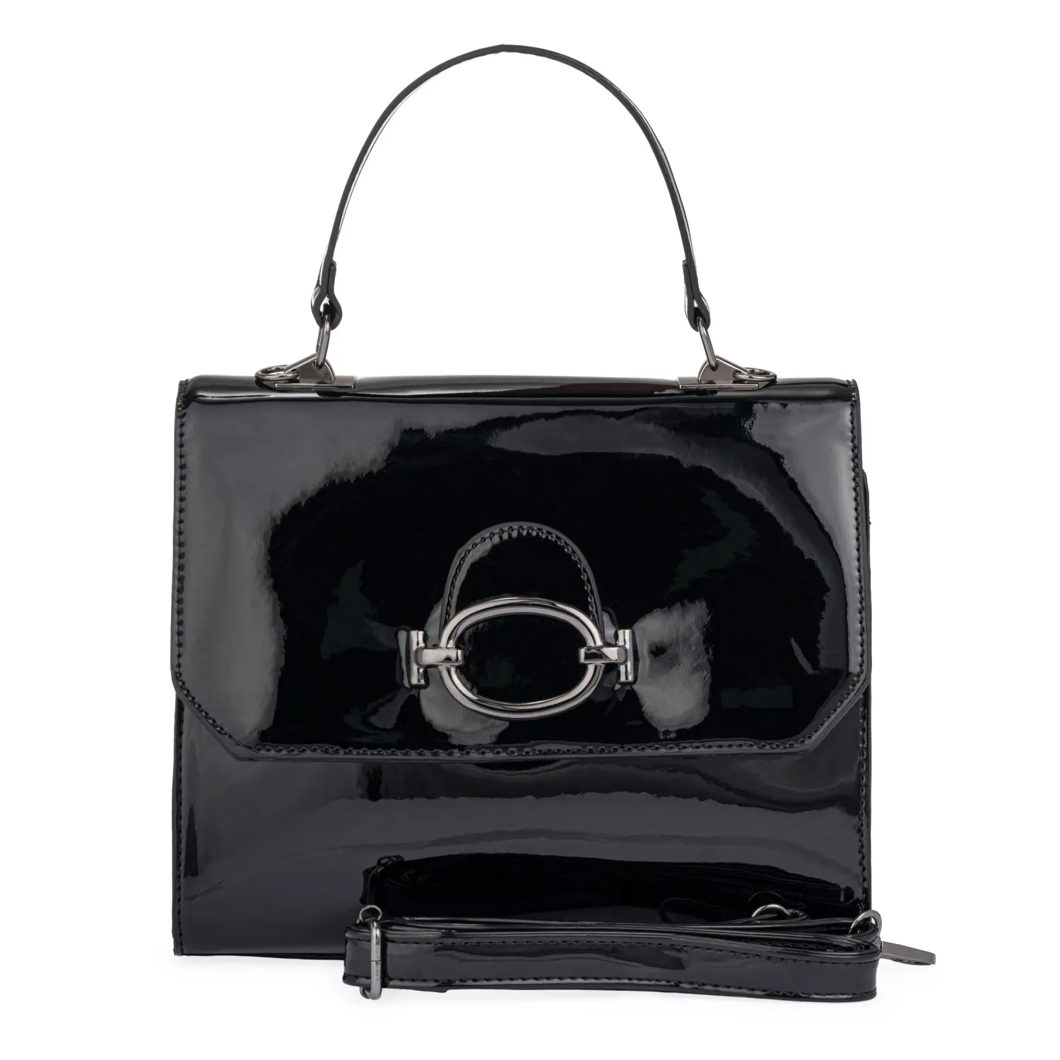 Cartera Limoni De Vestir Dama Arabella color negro | Platanitos