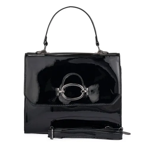 Cartera Limoni De Vestir Dama Arabella color negro | Platanitos