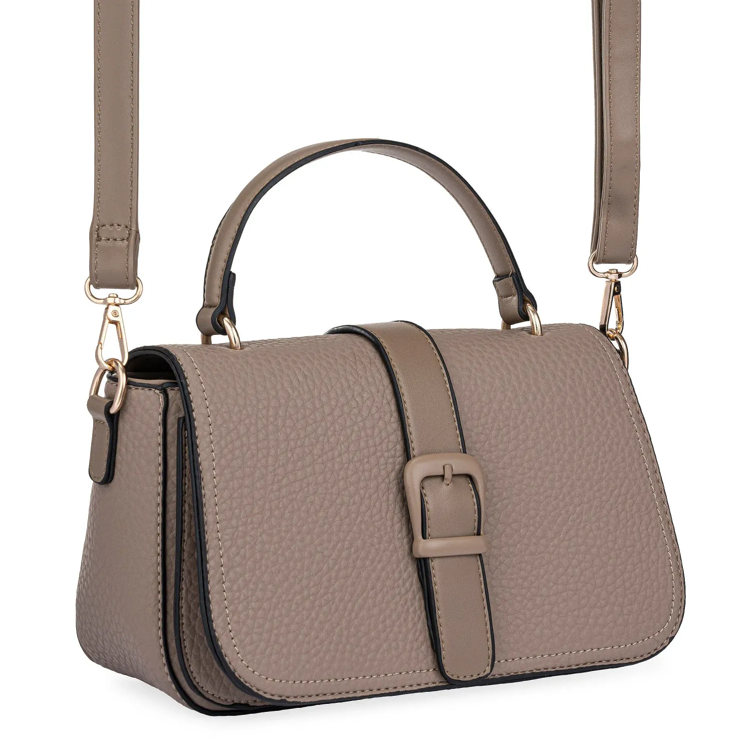 Cartera Limoni De Vestir Dama Emilia color topo | Platanitos