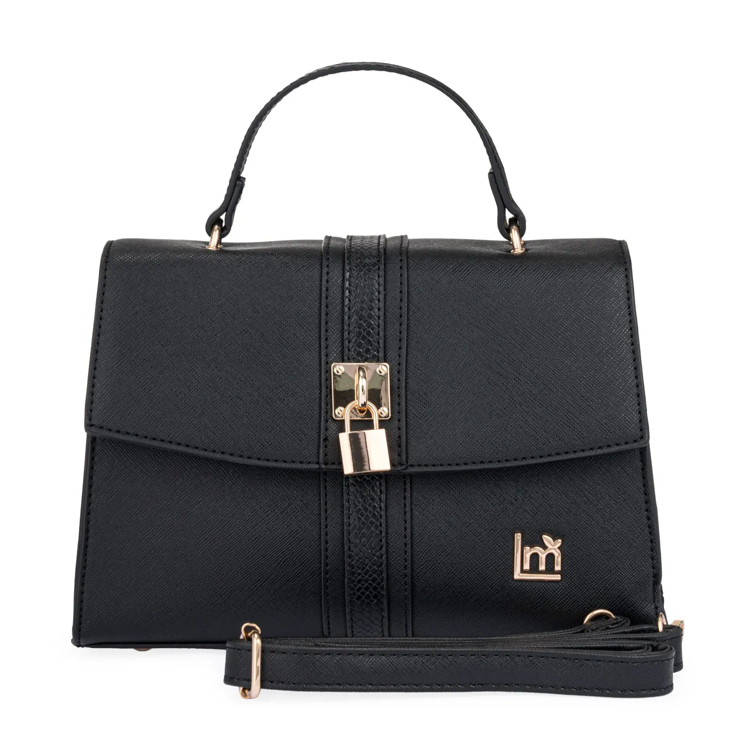 Cartera Limoni De Vestir Dama Sabrina color negro | Platanitos