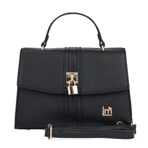 Cartera Limoni De Vestir Dama Sabrina color negro | Platanitos
