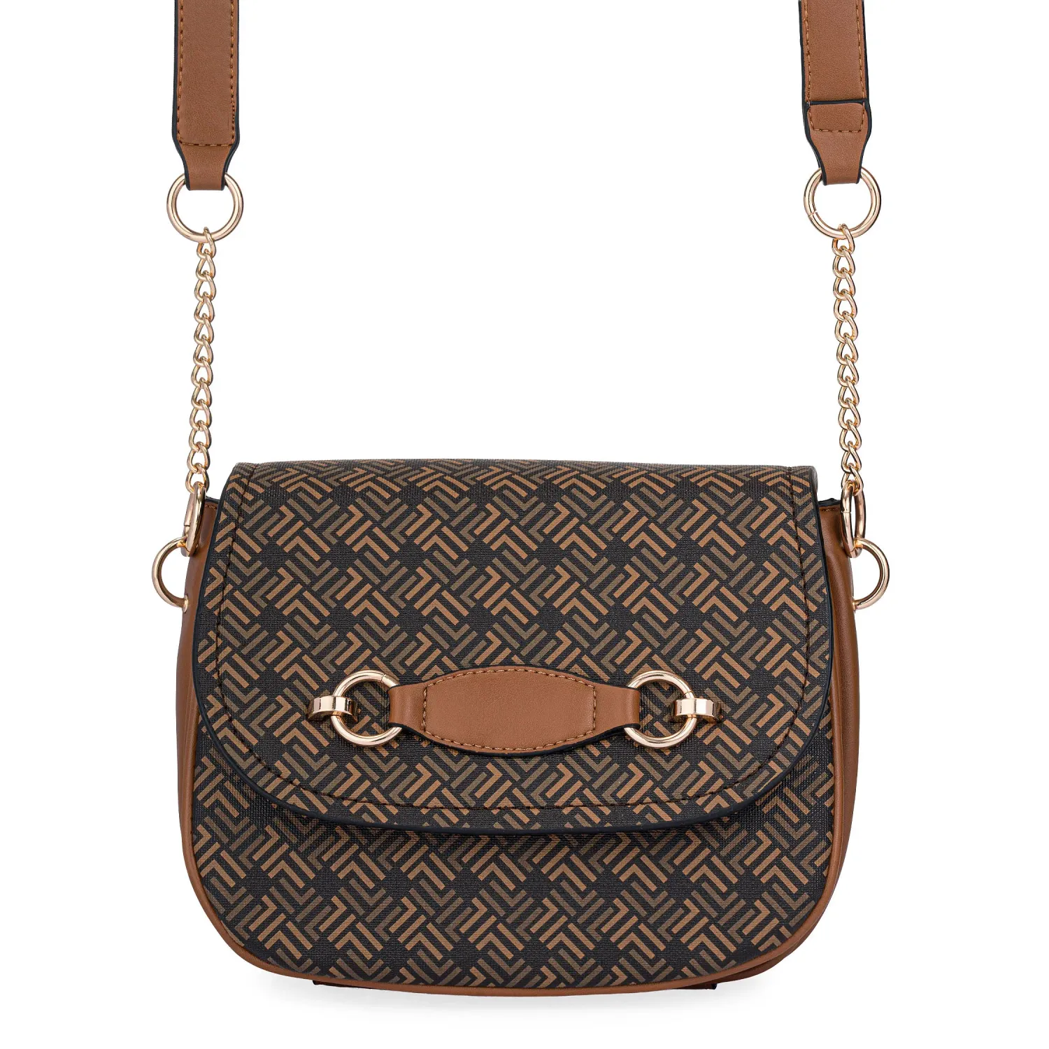Cartera Limoni De Vestir Dama Kristy color marron | Platanitos