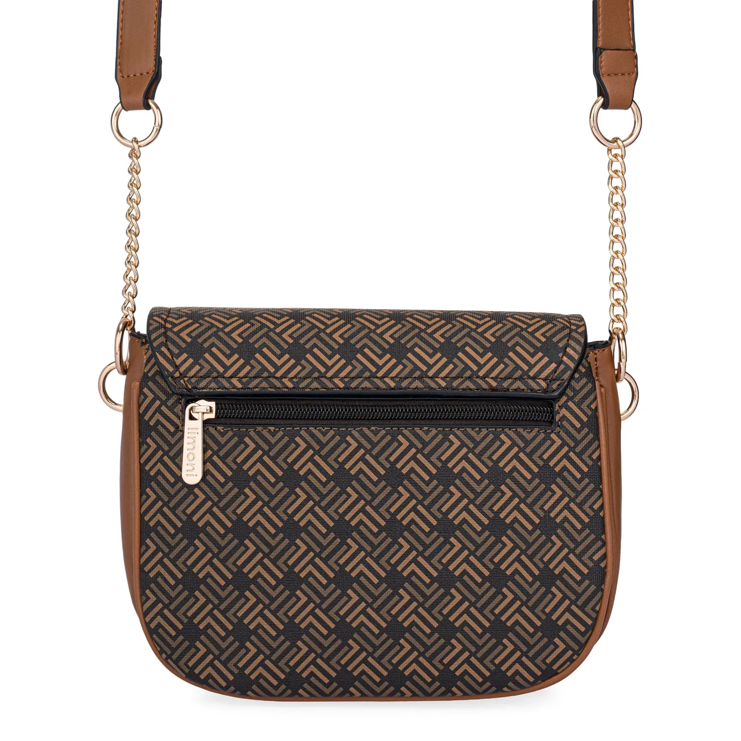 Cartera Limoni De Vestir Dama Kristy color marron | Platanitos