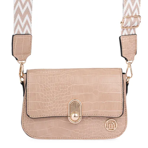Cartera Limoni Casual Dama Cecilia color beige | Platanitos