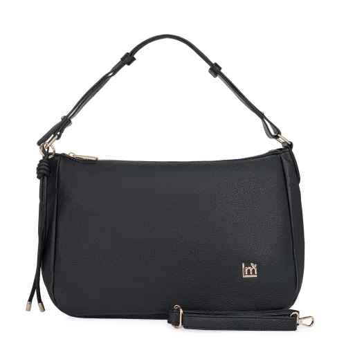 Cartera Limoni Casual Dama Ellaria color negro | Platanitos