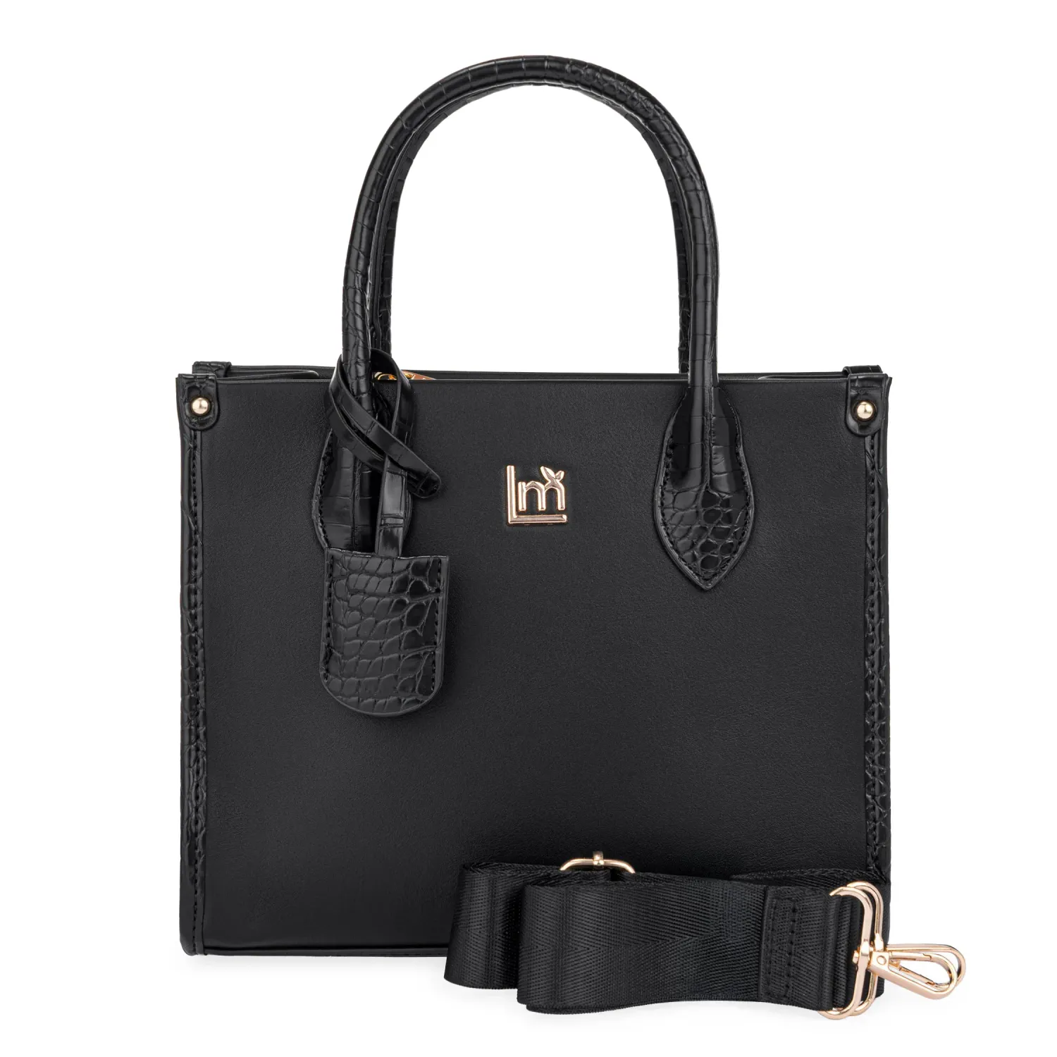 Cartera Limoni Casual Dama Zafira color negro | Platanitos