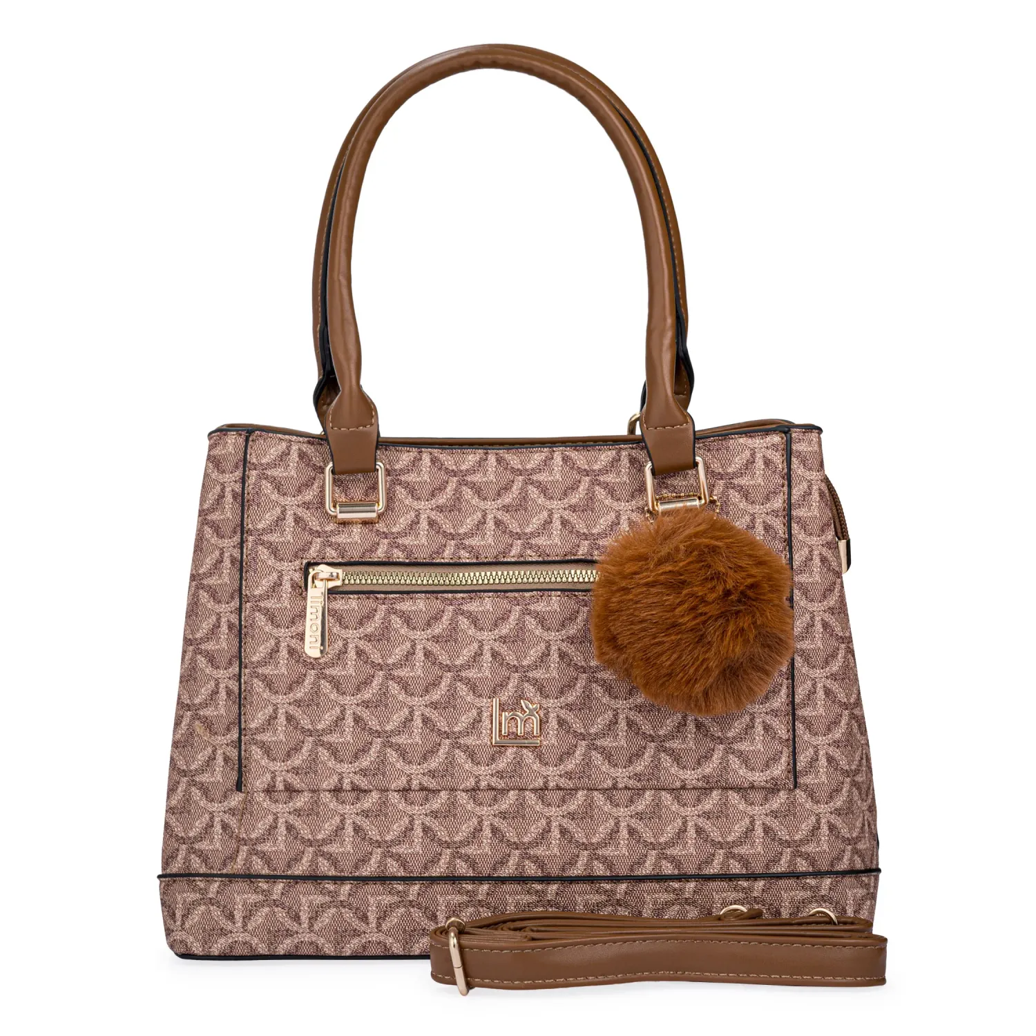 Cartera Limoni Casual Dama Rosetta color marron | Platanitos