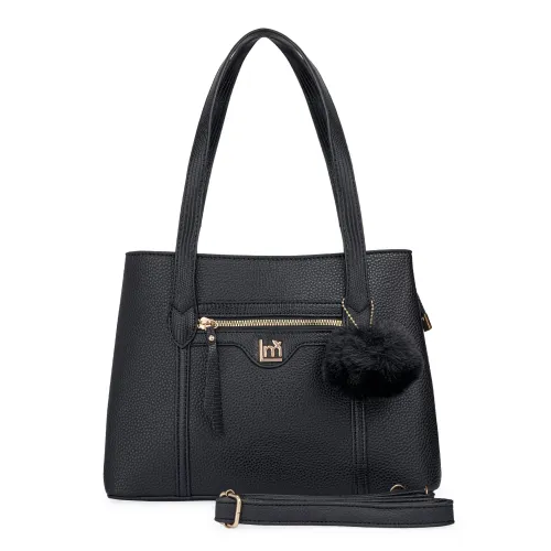 Cartera Limoni Casual Dama Maisa color negro | Platanitos