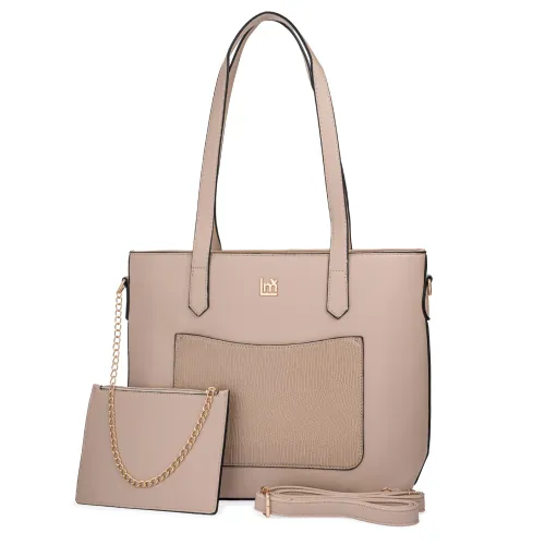 Cartera Limoni Casual Dama Daily color beige | Platanitos