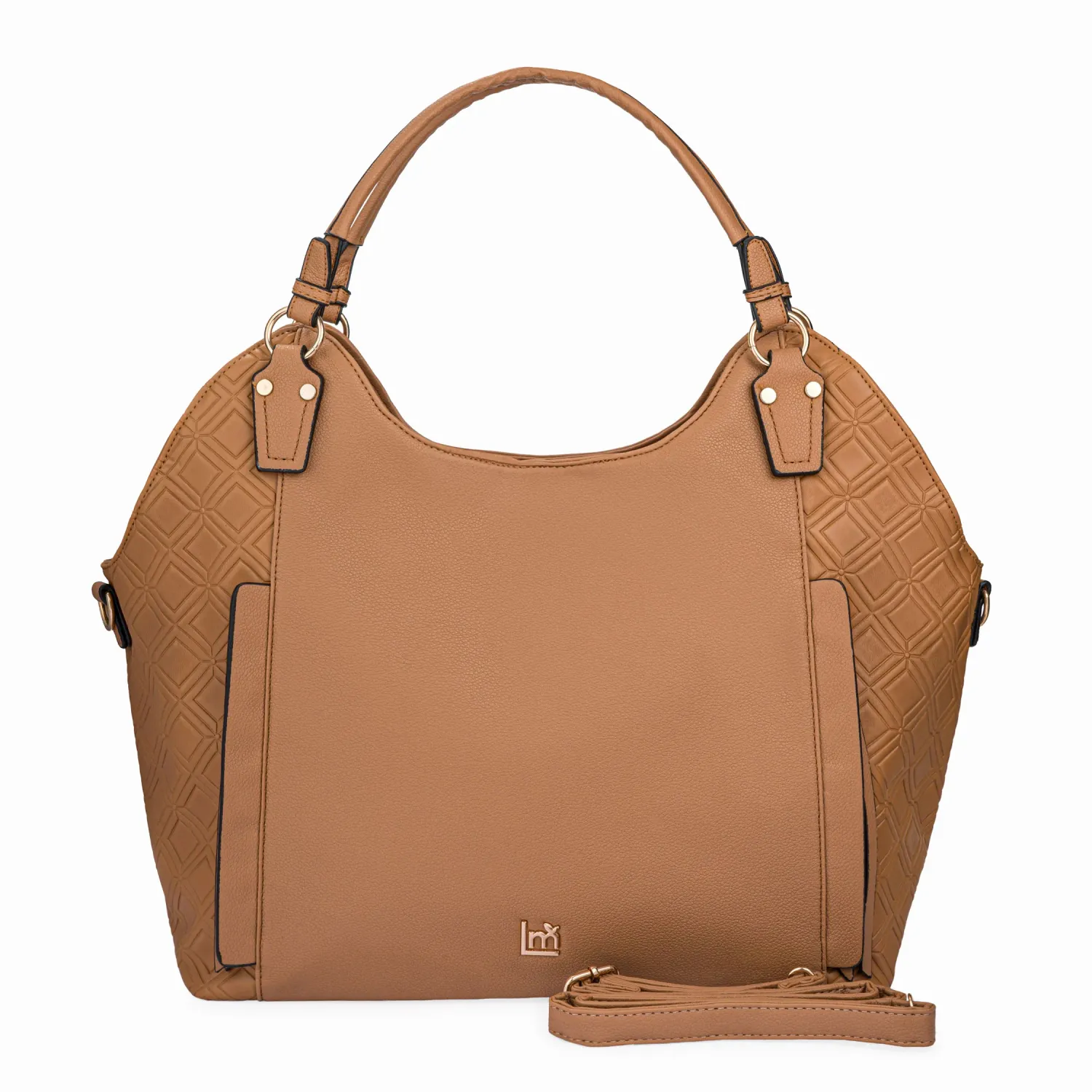 Cartera Limoni Casual Dama Petunia color camel | Platanitos