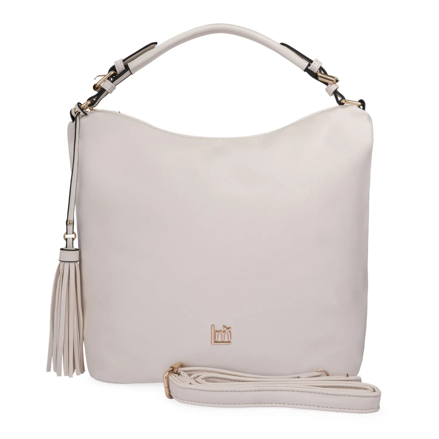 Cartera Limoni Casual Dama Peyton color off white | Platanitos