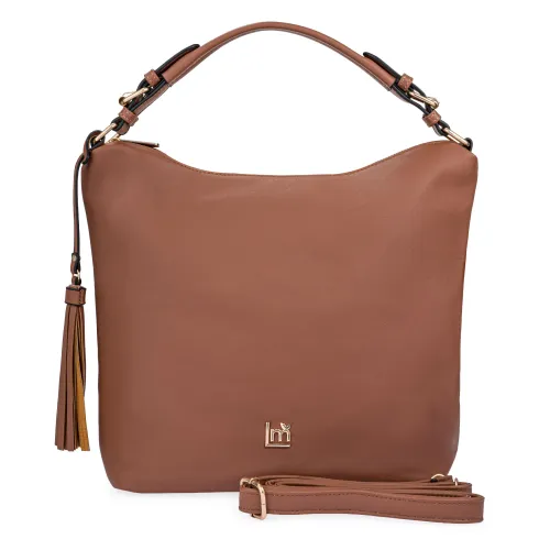 Cartera Limoni Casual Dama Peyton color marron | Platanitos